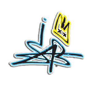 graffiti style sticker SB