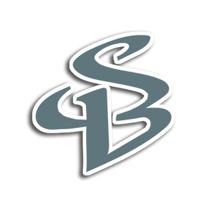 Monograms style sticker SB