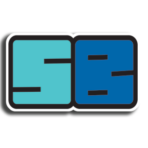 graffiti style sticker SB